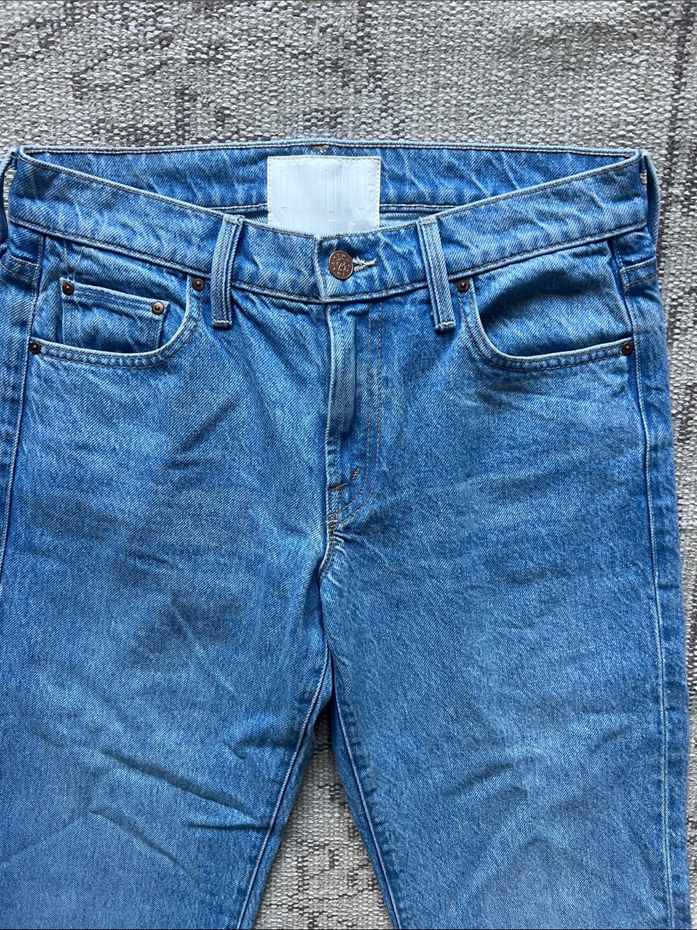 Classic Light Blue Straight Leg Jeans - Picture 2 of 7